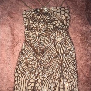 Sequin Mini Dress